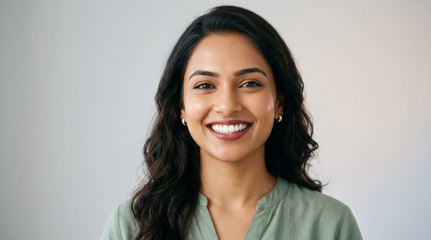 Patient with a confident, bright smile